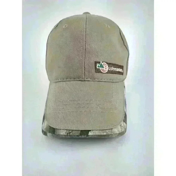 Mossy Oak Other - Bushmaster Mossy Oak Cap Strapback Hat Tan Woodland Camo Logo